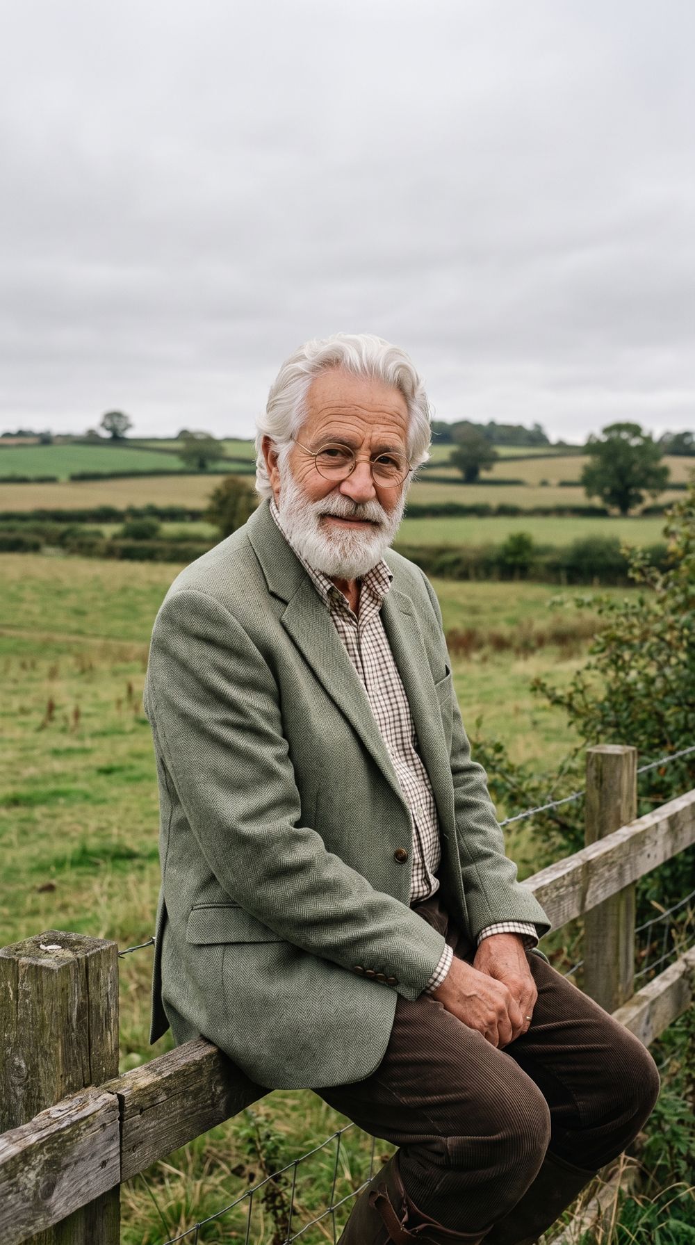 Don Eliseo en el campo